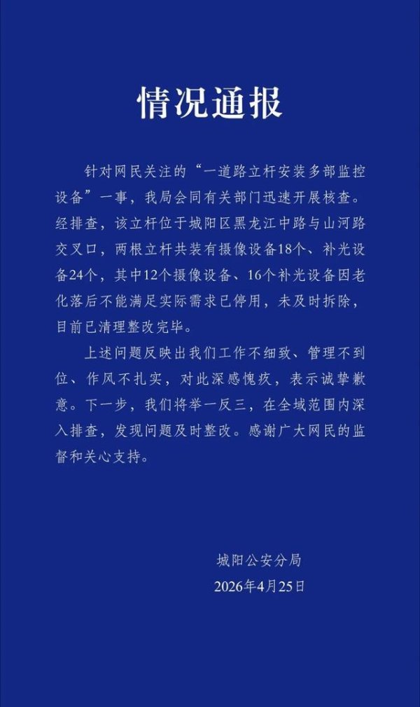 配资排行 青岛城阳警方通报